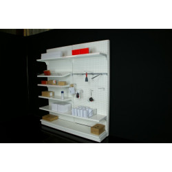 Suivant H.2250 mm L.1000 mm + Fond Grille + Base