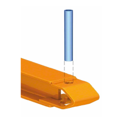 Butée amovible pour bras de cantilever