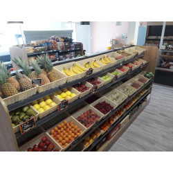 Meuble Fruits et Légumes Acier/BOIS