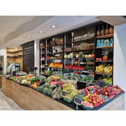 Meuble Fruits et Légumes Acier/BOIS