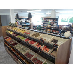 Meuble Fruits et Légumes Acier/BOIS