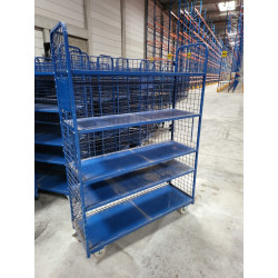 Lot de 10 Chariots Préparation E-commerce