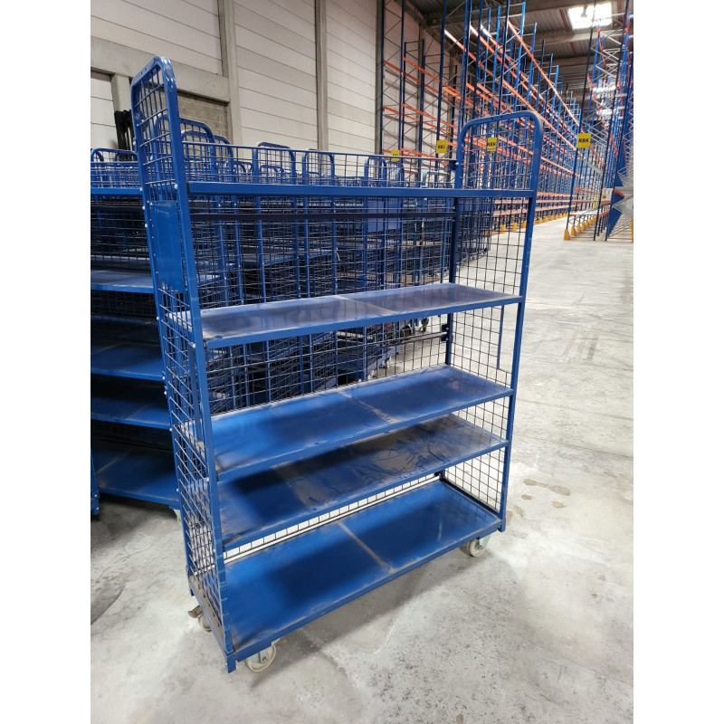 Lot de 10 Chariots Préparation E-commerce