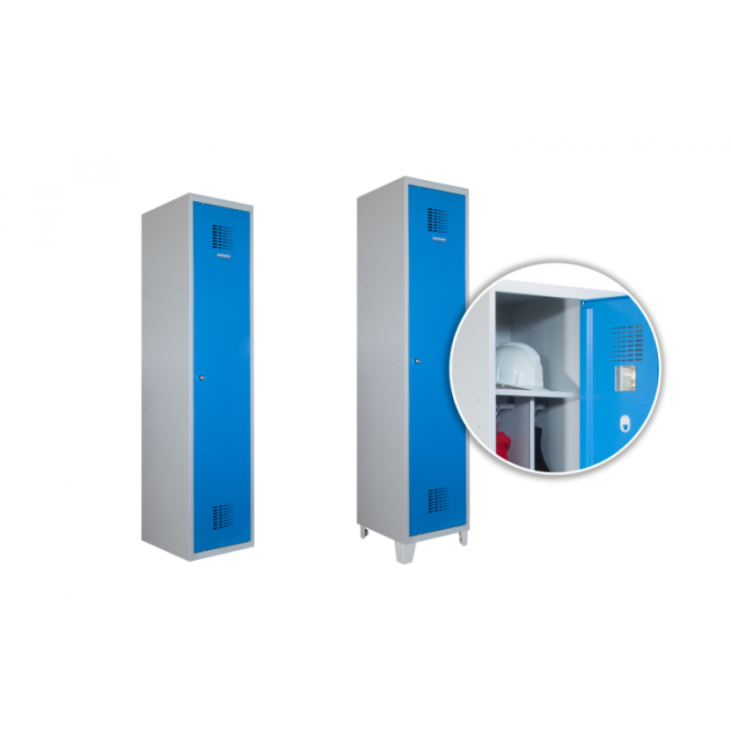 Vestiaire Industriel Salissante metallique 1 case / 1 colonnes / 1 casiers