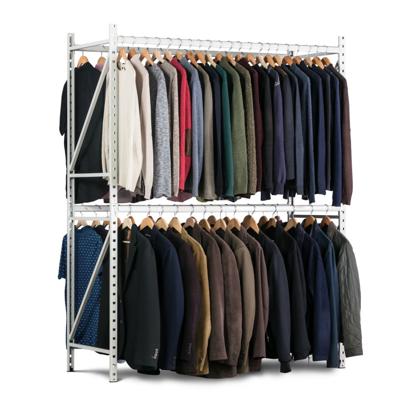 Rayonnage Porte Cintres Hauteur 2000mm