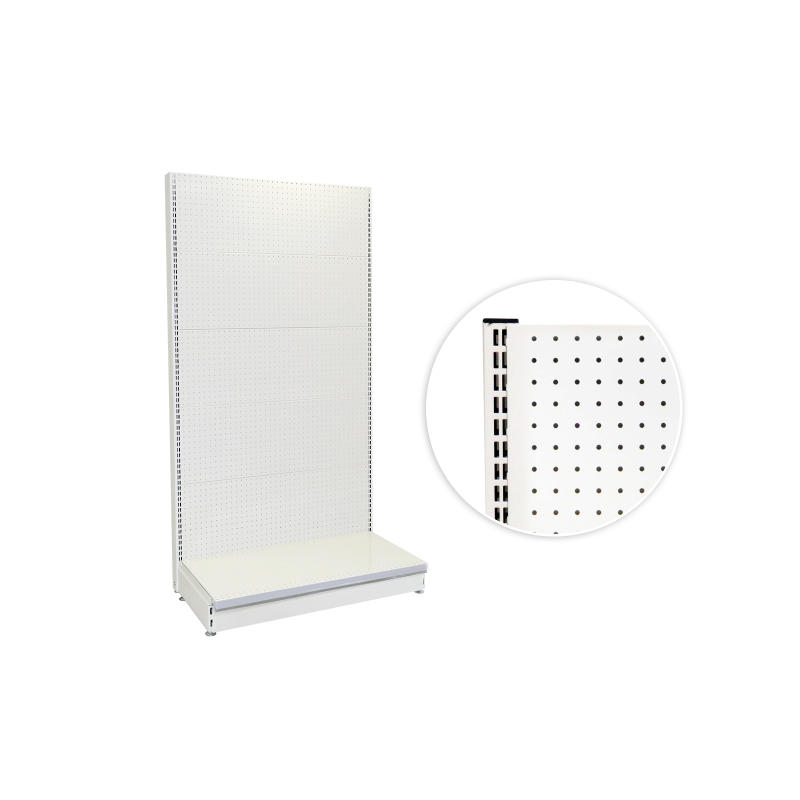 G.M. L.1000 mm Fond Perforé Blanc RAL 9010