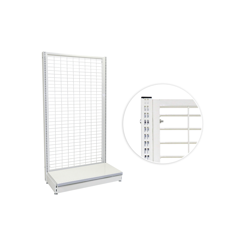 G.M. L.1000 mm Fond Grille Blanc RAL 9010
