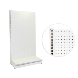 G.M. L.1330 mm Fond Perforé Blanc RAL 9010