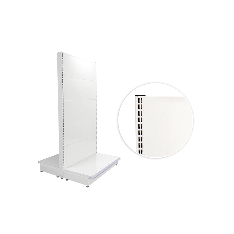 G.C. L.1000 mm Fond Plein blanc RAL 9010