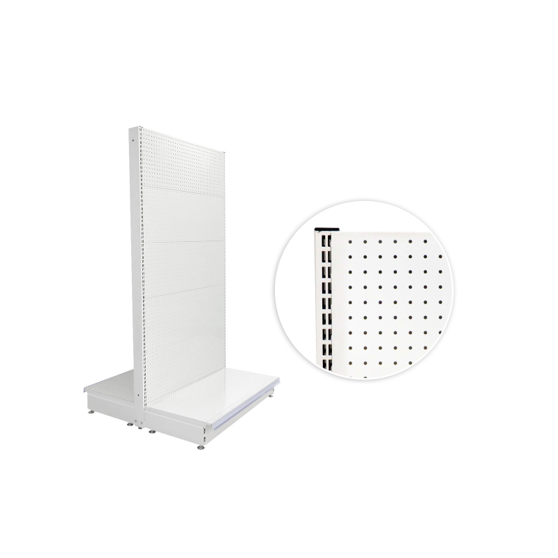 G.C. L.1330 mm Fond Perforé blanc RAL 9010