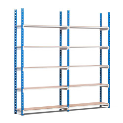 Rayonnage à Tablettes RANGECO Hauteur 2400mm
