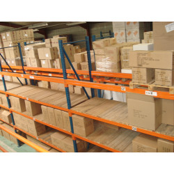 Platelage bois sapin ajouré pour racks