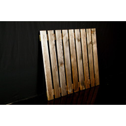 Platelage bois sapin ajouré pour racks