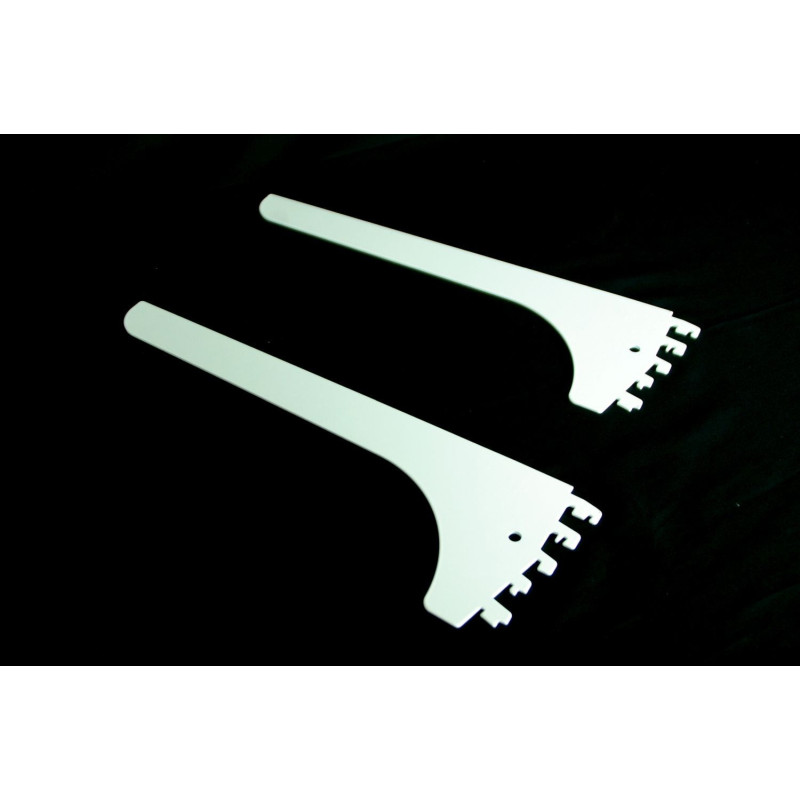 G.C. L.1000 mm Fond Perforé blanc RAL 9010