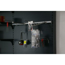 G.C. L.1330 mm Fond Perforé Anthracite RAL 7016